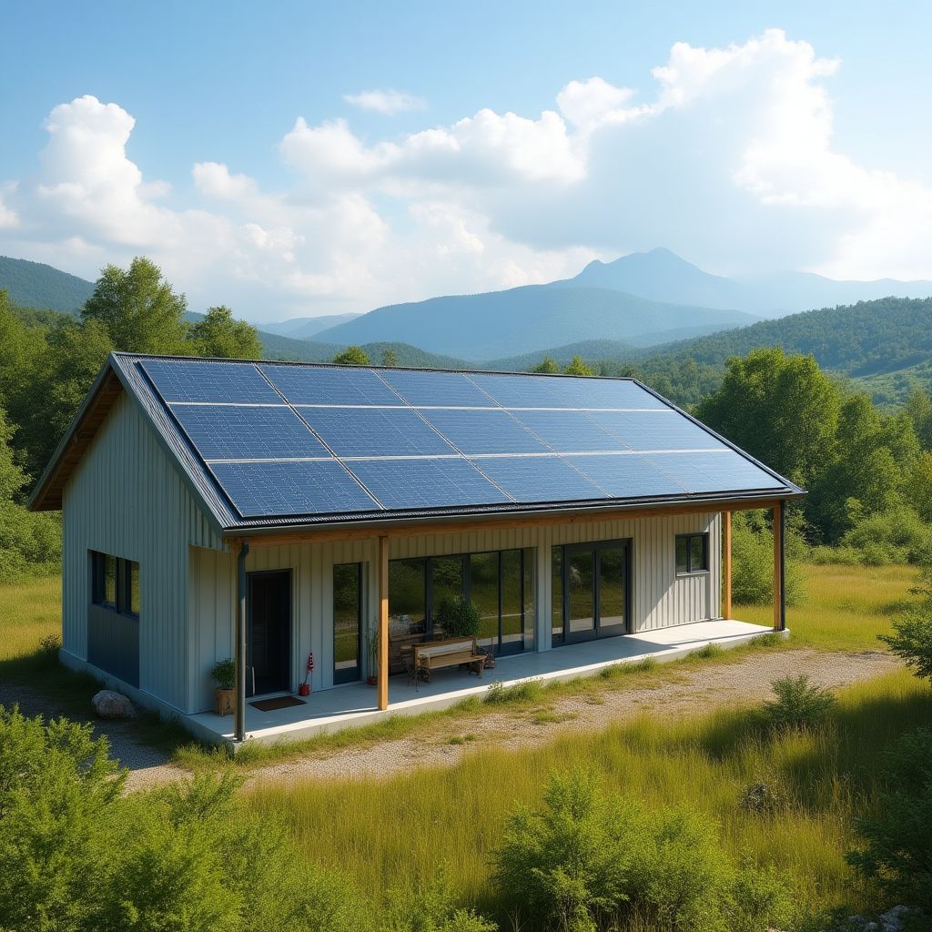 Estación solar integrada